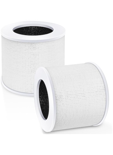 2 Pack Core Mini Replacement Filter Compatible with LEVOIT Core Mini Air Purifier, 3-in-1 H13 True HEPA Filter and Activated Carbon, Compared to Part #Core Mini-RF