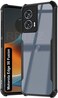 Moto Edge 50 Fusion Case, Camera Protection, Shockproof, Clear Back, Bumper Back Cover, PC+TPU, Black Moto Edge 50 5G