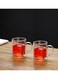 Double Wall Glass Cup Set 350ml, 2PCS Borosilicate Insulated Heat-Resistant Tea Set, Clear Coffee Mug Set for Hot &amp; Cold Beverage Glass Set, Drinkware Set