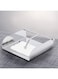 4basix Napkin Holders for Tables, Stainless Steel Flat Napkin Dispenser Holder for Restaurant Bar Silver