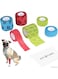 Eco-Fused Self Adhering Bandage - Injury Wrap Tape for Dogs - Pack of 6 - Supports Muscles and Joints - Does not Stick to Hair - Elastic, Water Repellent, Breathable - Relieves Stress (for Dogs)