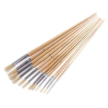 Uken Round Headed Brush (Set Of 12, U39582)