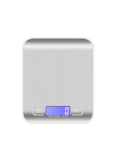 Digital Kitchen Scale weigh Upto 5kg LCD Kitchen Food Scale,Silver