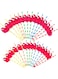 KASTWAVE 50 Biodegradable 3D Fruit Paper Straws for Tropical Parties, Flamingo Theme, Eco-Friendly Drinking Straws for Beach, Birthday, Wedding, Music Festival Decorations