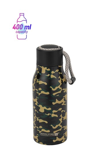 400 ML Stainless Steel Vacuum Water Bottle- RF12022  High-Quality Construction Preserves the Flavor and Freshness, Unbreakable  Portable, Leak-Resistant and Light-Weight Multicolor 400ml
