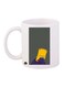 Simpson Printed Mug White/Yellow/Grey