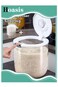 5Kg Rice Dispenser, Rice Container Storage with Measuring Cup, Food Cereal Container Bins Household for Kitchen Pantry Organization