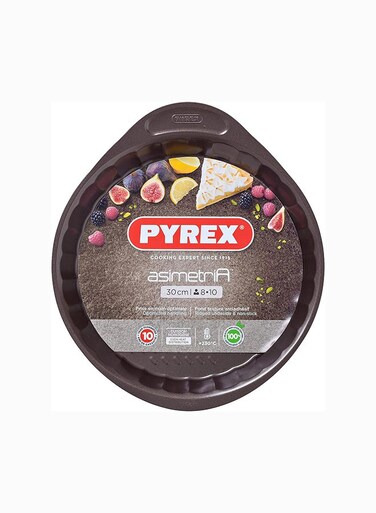 Asimetria Flan Pan Round 2.1L 30Cm Brown