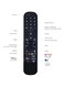 Magic Remote AN-MR22GA Replacement Remote Control for Smart TV AKB76039902 with Voice and Pointer Function &ndash; Compatible with 2022-2017 TVs, 4K, 8K, OLED, QNED, Smart LED TVs &ndash; Ergonomic