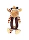 Blinggo Dog Toy Plush Squeaky Rope Toys, Cute and with Squeaker for Inspire Interest (giraffe)