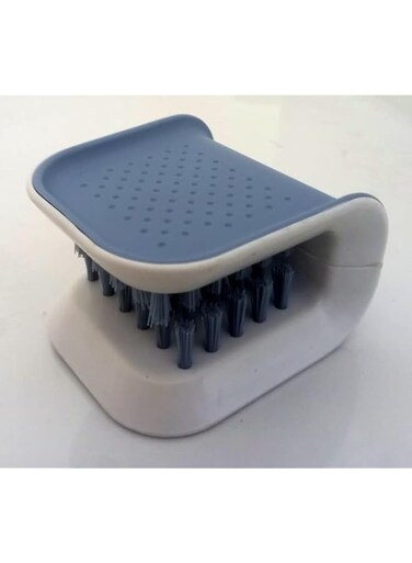 MISBAH Non-Slip Knife and Cutlery Cleaner Color [Grey/White]