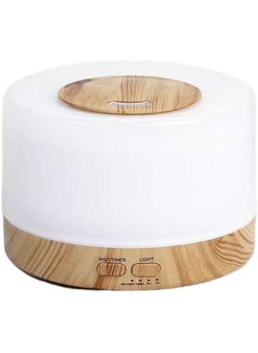 SKY-TOUCH Essential Oil Diffuser 700ml, Aromatherapy Diffusers for Essential Oils with 4 Timer and 7 Color Lights, Cool Mist Humidifier with Auto Shut-off Function, Diffuser for Home Bedroom Office