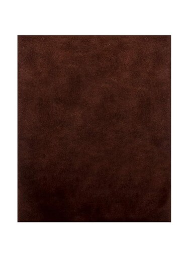 Realeather Suede Leather Sheet, Chocolate Brown