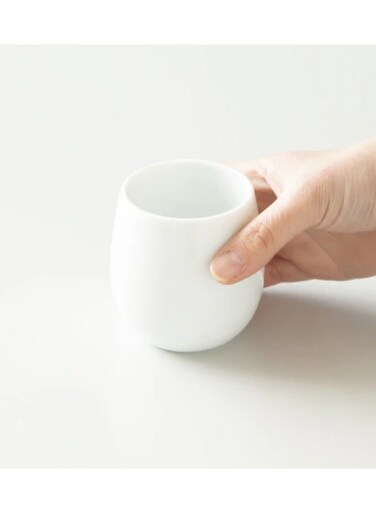 Coffee Cups for French Press, Cold Brew, Latte, Capaccino I Barrel Flavor Cup I Made of Porcelain I 200 ml Capacity I White Color