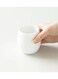 Coffee Cups for French Press, Cold Brew, Latte, Capaccino I Barrel Flavor Cup I Made of Porcelain I 200 ml Capacity I White Color