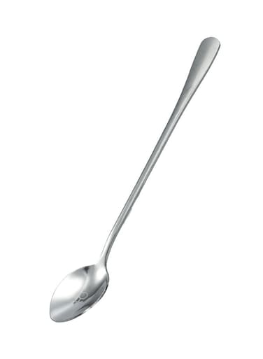 Steel Custom Stamped Engraved Long Handle Spoon Silver 21cm