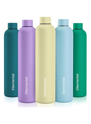 Ellementel Stainless Steel Water Bottle Large 1000ML/32 OZ - Insulated Double Walled Flask for Hot &amp; Cold Water, Leak-Proof BPA Free for Sports, Office and Gym