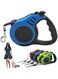 Retractable Dog Leash, Automatic Telescopic Tractor, 5 M/16.40 FT, Durable, Non-Slip Handle, for Small and Medium Dogs, Grey