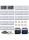 X spring Cat Water Fountain Replacement Filters, 8pcs Replacement Filters Pump Filters for Cat Water Fountain, Made of Activated Carbon and PP Cotton Food Grade Water Fountain Filters