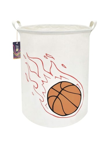 HKEC 19.7&rsquo;&rsquo; Basketball Laundry Hamper, Dirty Clothes Hamper for Boys Room,Sports Laundry Basket,Toy Bins, Gift Baskets,Baby Nursery(Basketball)