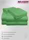 2-Set Fitted Bed Sheets + Pillow Covers, King/Queen/Double/Single Sizes, Color Green
