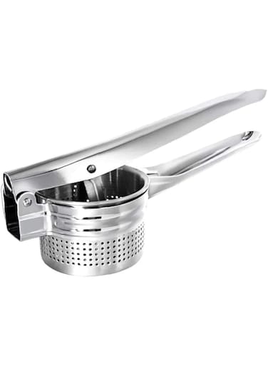 ALBXO Stainless Steel Potato Masher Fruit Vegetable Juicer Crusher Squeezer Portable Press Mashed Kitchen Cooking Tools - 10 Pieces