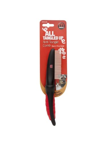 Mikki Dog, Cat Anti-Tangle Shedding Comb - Removes Knots, Matts And Tangles - For Thick Hair Coats