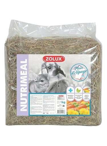 ZOLUX PREMIUM ALPINE HAY WITH CARROT &amp; DANDELION 1 KG