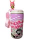316 Stainless Steel Cartoon Thermos Cup &acirc;&euro;&ldquo; Double-Wall Vacuum Insulated Coffee Mug, Portable Travel Tumbler for Car &amp; Outdoor Use, Leak-Proof Thermal Bottle for Hot &amp; Cold Drinks. (Pink)