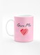 Designer Printed Coffee Mug with Heavy Duty Handle 11oz Ceramic Personalised Gift Mugs Cup [Microwave Safe &amp; Dishwasher Proof] - Give me love