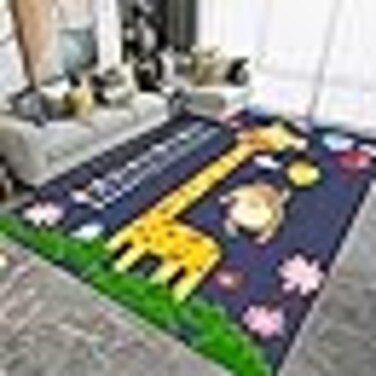 7mm 950g ultra crystal velvet 3D printed carpet 80*120 CM