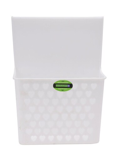 Cabinet Organizer- RF11295 PP Plastic Multi-Purpose Rectangular Organizer Break-Resistant, Light-Weight WHITE