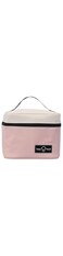 Miniso Color Blocking Mousse Lunch Bag - &lrm;25.4X22.5X2.4Cms - Pink