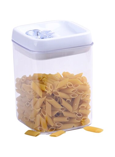 Food Storage Container Clear/White 15x10x15centimeter
