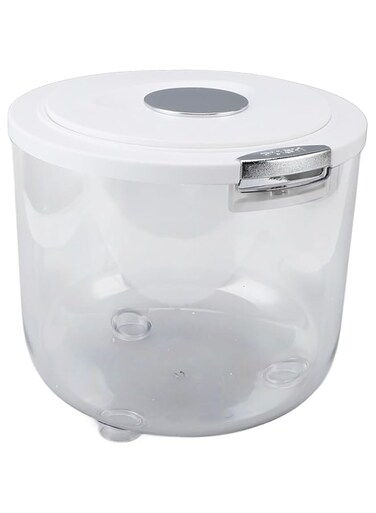 gernie Rice Storage Container, Thickened Rice Bin,Sealed Bucket for Rice and Flour, ABS Material,Drop Resistant,Strong Load Bearing,11/22/33 Lb with Lid for Kitchen (5kg/11.0lb Capacity)
