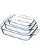 Pyrex PY 277990 Transp Irresistible Ovenschaal Set van 3 Stuks