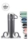500ml Stainless Steel Vacuum Thermos Flask with Silicone Handle &acirc;&euro;&ldquo; Insulated Water Bottle with 2 Stainless Steel Cups Set for Hot &amp; Cold Outdoor Travel   Gift Box (2 PACK, GREY) &acirc;&euro;&ldquo; Ideal for Travel, Camping, Hiking, and Outdoor Adventures