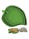 nalaina 2 PCS Leaf Reptile Food Water Bowl, Small Pet Drinking and Eating Water Bowl, Turtle Feeding Dish, Pet Aquarium Ornament Terrarium Dish Plate for Tortoise Corn Snake Crawl Pet Drinking Eating