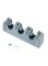 Wall Mounted Broom Storage Tool Cyan &amp; Gray 26.5*8.7*6.5centimeter