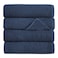 MAXQON Pack Of 4 - Bath Towel - 100% Cotton 600 GSM Large Size (70x140cm) Highly Absorbent And Super Durable , Color Dark Blue