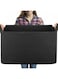 CENXI Extra Large Blanket Basket, Woven Storage Basket for Living Room, Nursery Blanket Storage, Rectangle Storage Basket for Toys, Towels, Dirty Clothes Basket, 23.6" x 16.5" x 13.8" (Black)