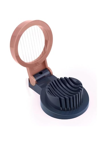 Cuisine Art ABS Egg Cutter with Stainless Steel Wires, Durable and Ergonomic, Light Maroon (Rose)