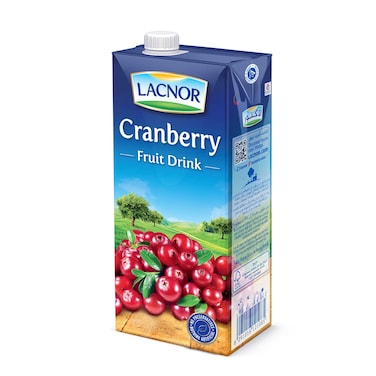 Lacnor Essentials Cranberry Juice, 1L