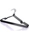 I Know Adult Non-Slip Metal Shirt Trouser Hook Hangers Coat Hanger Black,10Pcs