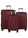 NEW ECLIPSE SET OF 3 ABS TROLLEY-RED