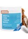 JOLLCYN Spanielbuns Dog Dental Wipes for Cats &amp; Dogs Teeth Cleaning - Breath Freshener, Tartar Remover, All Natural Ingredients, 50ct Pre-Soaked Finger Toothbrush Wipes,No Hard Toothbrush Required
