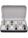 Padom Watch Box Portable Travel Zipper Case Collector Storage, portable zipper watch box PU leather watch box (12 Slot)