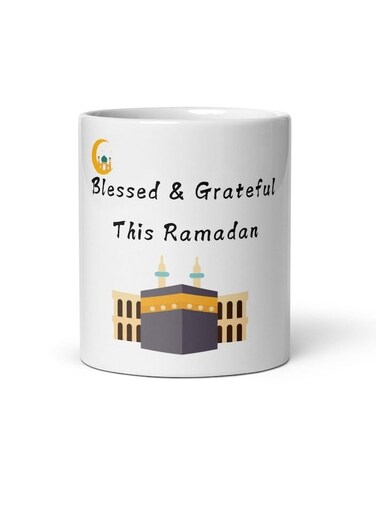 Blessed &amp; Grateful Ramadan Mug, Minimalist Islamic Mug, Ramadan Gift for Him or Her, Muslim Home Decor, Ramadan Kareem Gift, Eid Mug