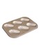 Carbon Steel Patterned Baking Mould Gold 26.5x1.7x18.5cm