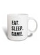 Printed Ceramic Mug Black/White